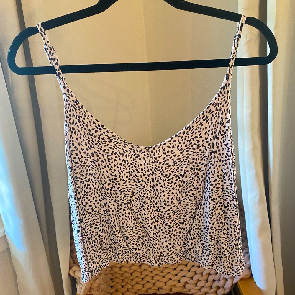 Z Supply leopard crop top